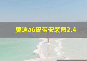 奥迪a6皮带安装图2.4