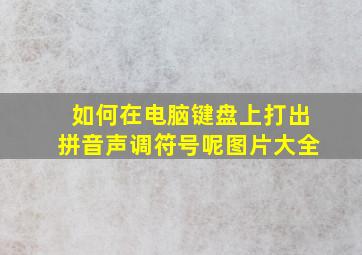 如何在电脑键盘上打出拼音声调符号呢图片大全