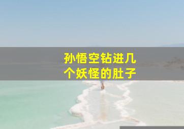 孙悟空钻进几个妖怪的肚子