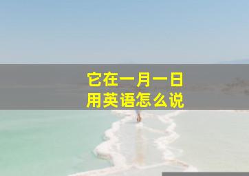 它在一月一日用英语怎么说