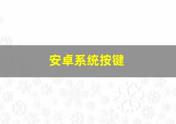 安卓系统按键