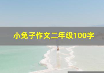 小兔子作文二年级100字