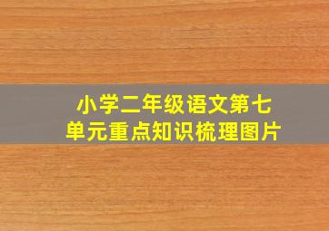 小学二年级语文第七单元重点知识梳理图片