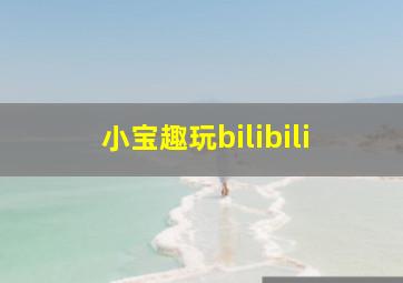 小宝趣玩bilibili