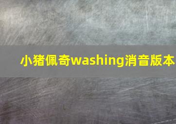 小猪佩奇washing消音版本