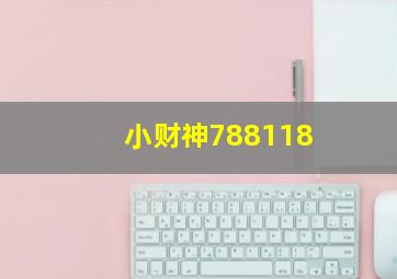 小财神788118