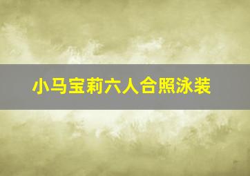 小马宝莉六人合照泳装