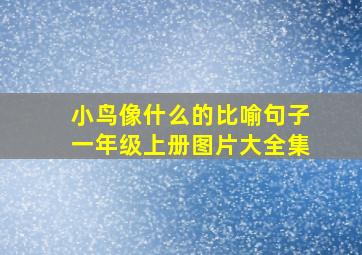 小鸟像什么的比喻句子一年级上册图片大全集