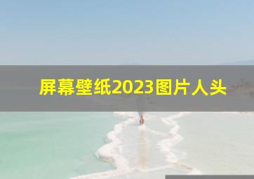 屏幕壁纸2023图片人头