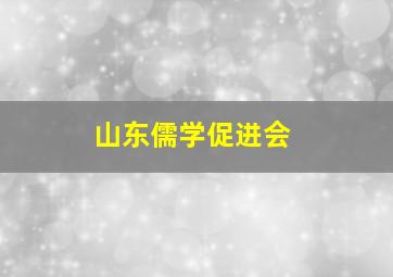 山东儒学促进会