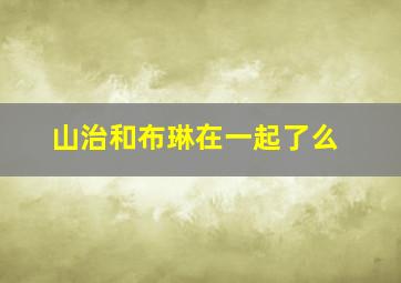 山治和布琳在一起了么