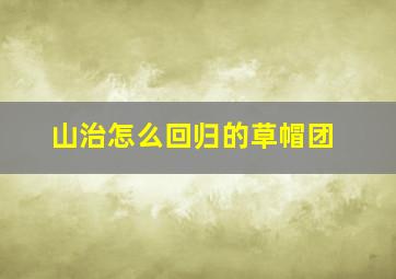 山治怎么回归的草帽团