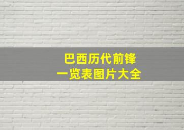 巴西历代前锋一览表图片大全