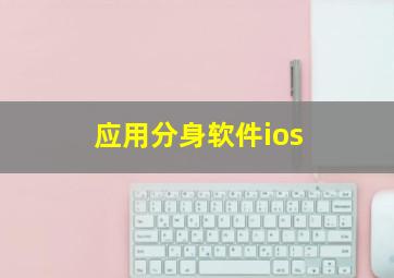 应用分身软件ios