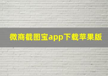 微商截图宝app下载苹果版