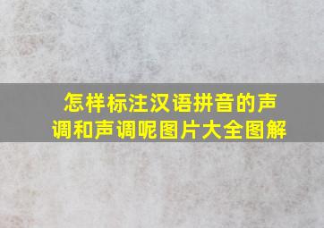 怎样标注汉语拼音的声调和声调呢图片大全图解