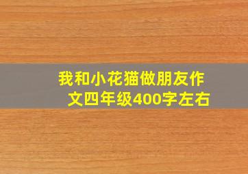 我和小花猫做朋友作文四年级400字左右