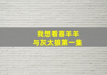 我想看喜羊羊与灰太狼第一集