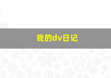 我的dv日记