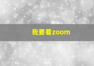 我要看zoom