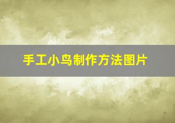 手工小鸟制作方法图片