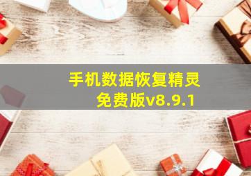 手机数据恢复精灵免费版v8.9.1