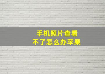 手机照片查看不了怎么办苹果