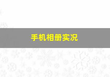 手机相册实况