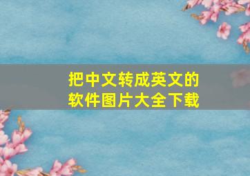 把中文转成英文的软件图片大全下载