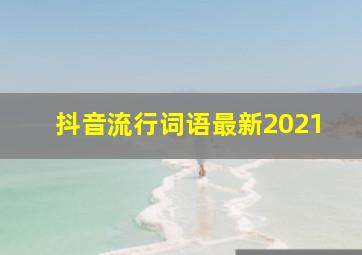 抖音流行词语最新2021