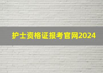 护士资格证报考官网2024