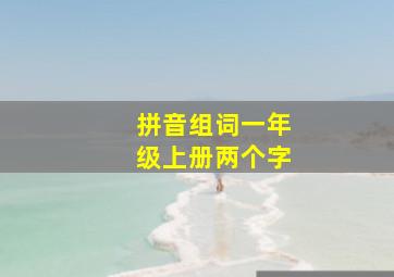 拼音组词一年级上册两个字