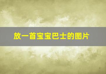 放一首宝宝巴士的图片