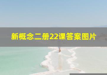 新概念二册22课答案图片