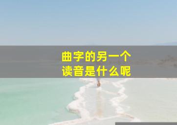 曲字的另一个读音是什么呢