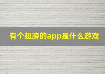 有个翅膀的app是什么游戏