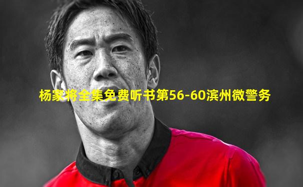 杨家将全集免费听书第56-60滨州微警务