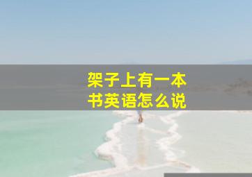 架子上有一本书英语怎么说