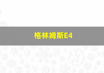 格林姆斯E4