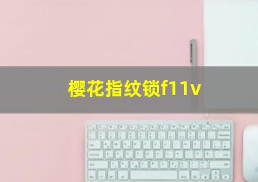 樱花指纹锁f11v