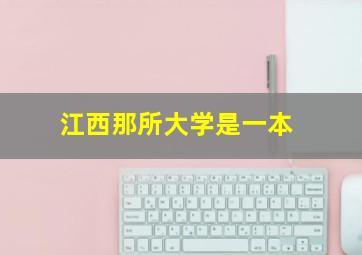 江西那所大学是一本