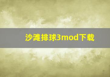 沙滩排球3mod下载