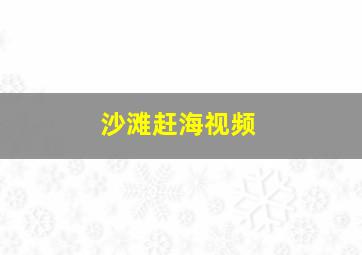 沙滩赶海视频