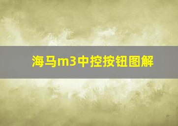 海马m3中控按钮图解