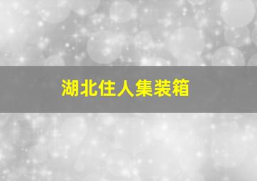 湖北住人集装箱