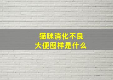 猫咪消化不良大便图样是什么