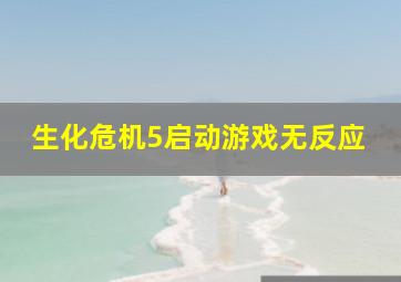 生化危机5启动游戏无反应