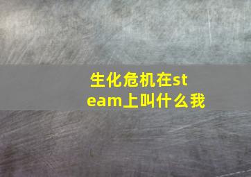 生化危机在steam上叫什么我