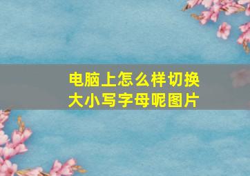 电脑上怎么样切换大小写字母呢图片