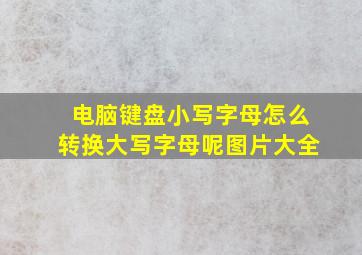 电脑键盘小写字母怎么转换大写字母呢图片大全